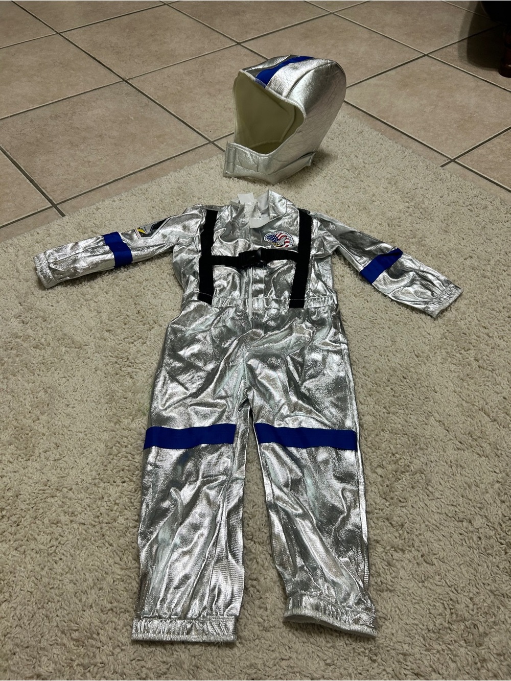 Target Silver and Blue Kids Superhero Costume